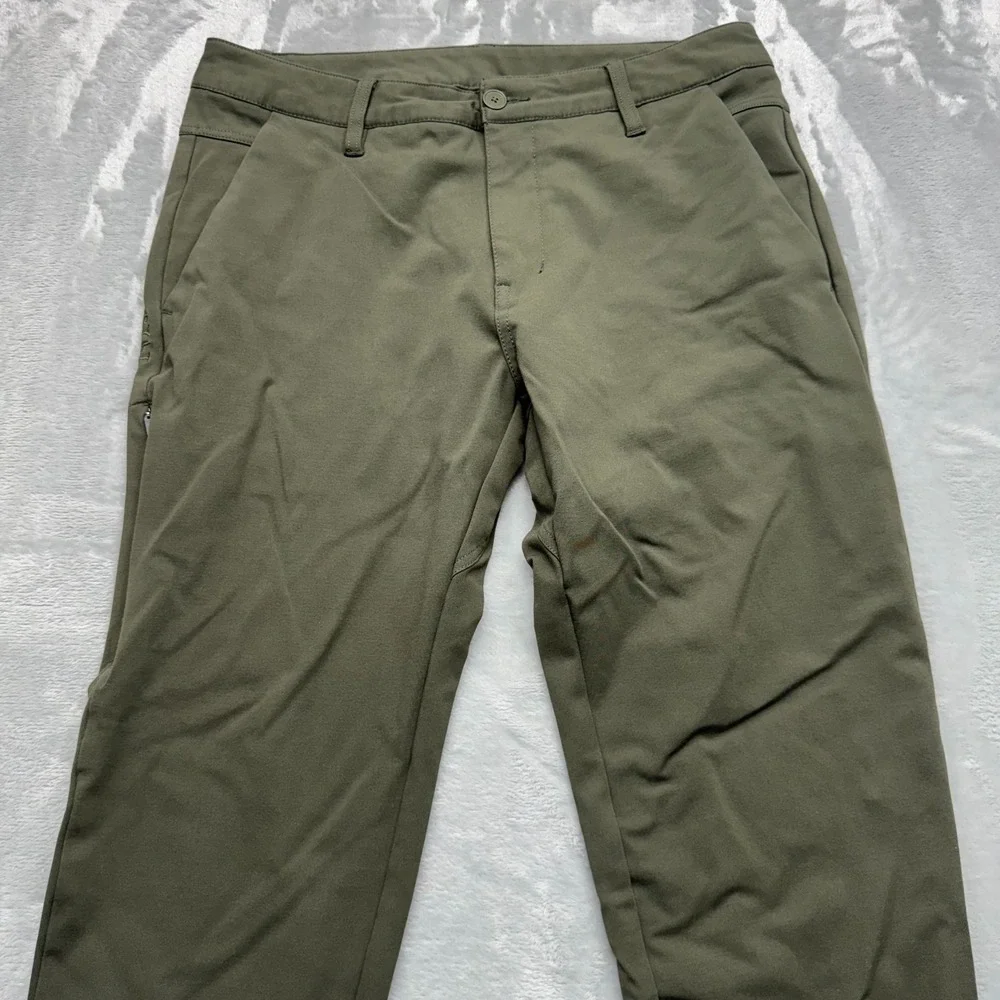 BYLT Everyday Pant 2.0 Mens Large Green Stretch Performance‎ Casual Pants Chino